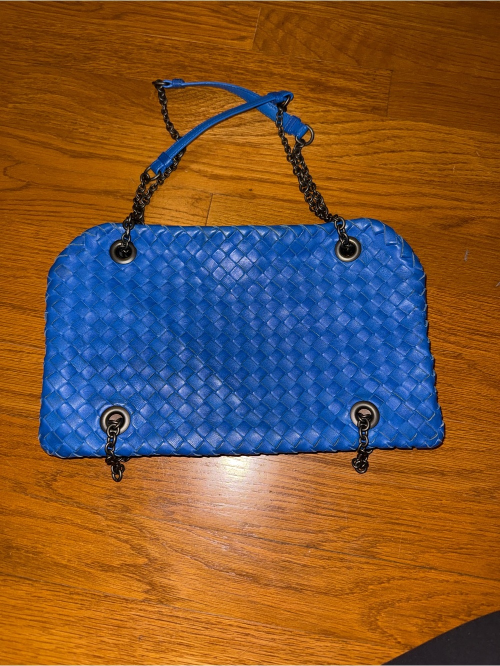 BOTTEGA VENETA NAPPA INTRECCIATO DUO SHOULDER BAG
